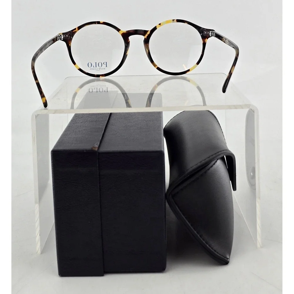 Polo Ralph Lauren Eyeglasses Unisex 50-21-145 Shiny Milky Yellow Havana - New